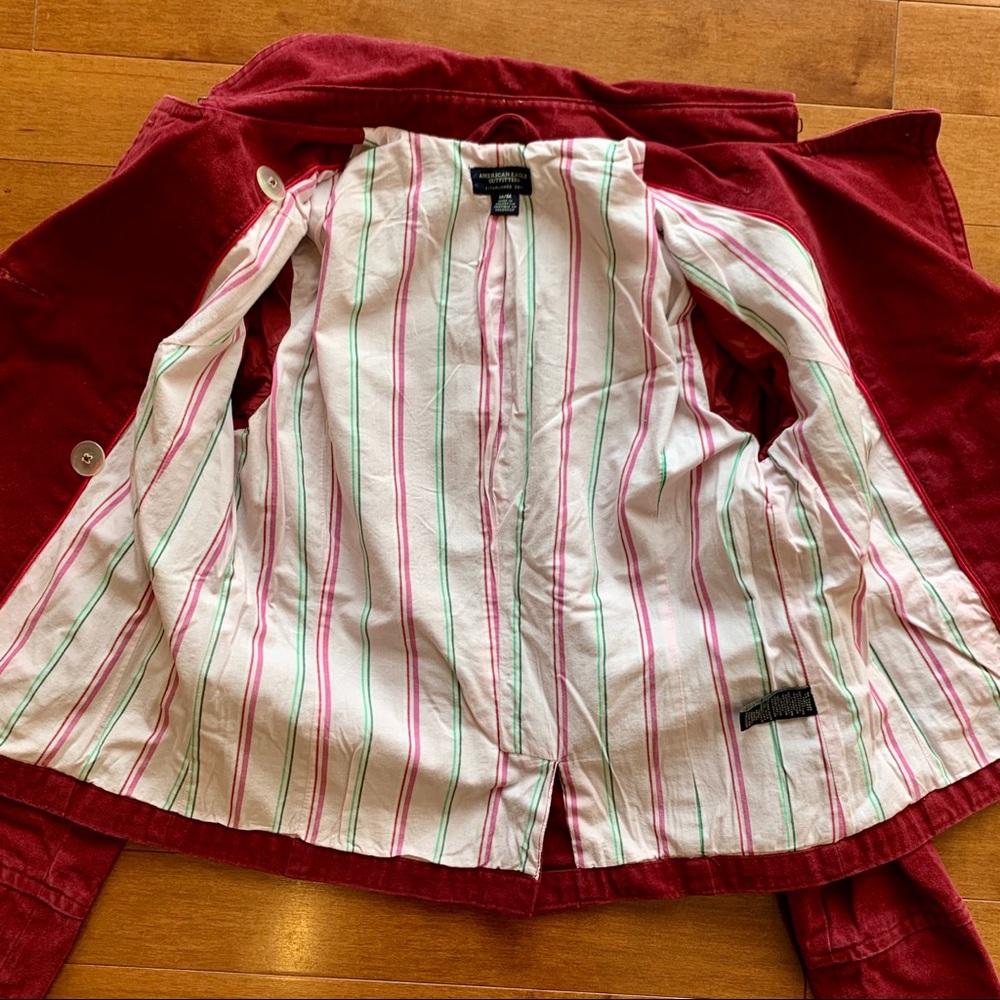 American Eagle Outfitters Cranberry Blazer Medium - Picture 6 of 8